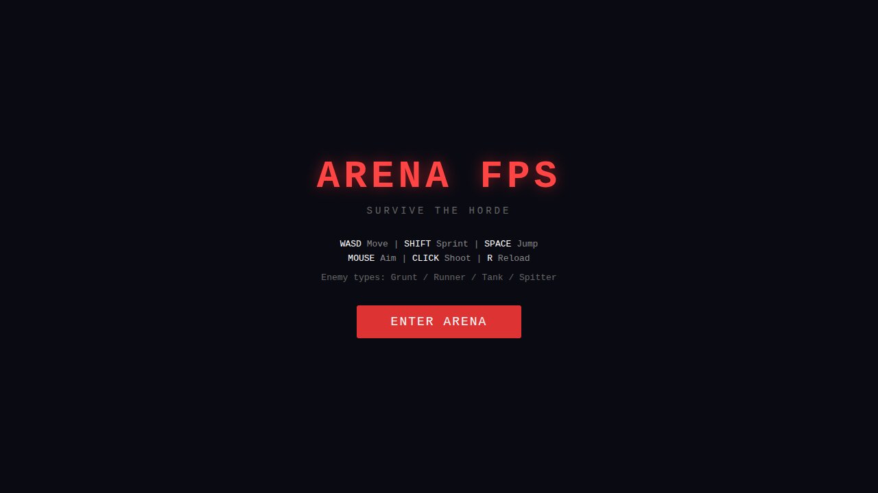Arena FPS: wave survival shooter