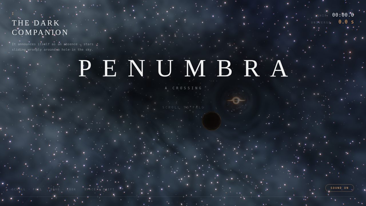 Penumbra: a lensed black hole with a galaxy resolving beyond it